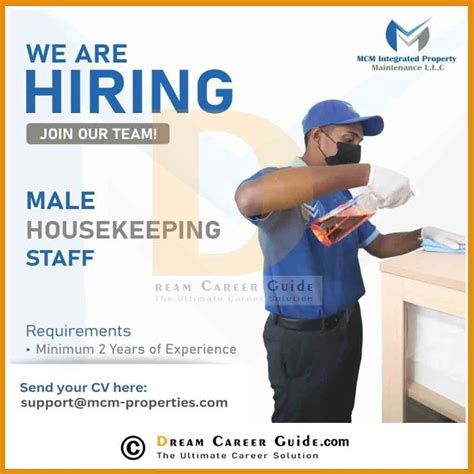 Urgent! Housekeeping jobs .